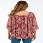 Square Neck Lurex Blouse image number 1