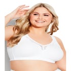 Comfort Cotton Wire Free Lace Bra image number null