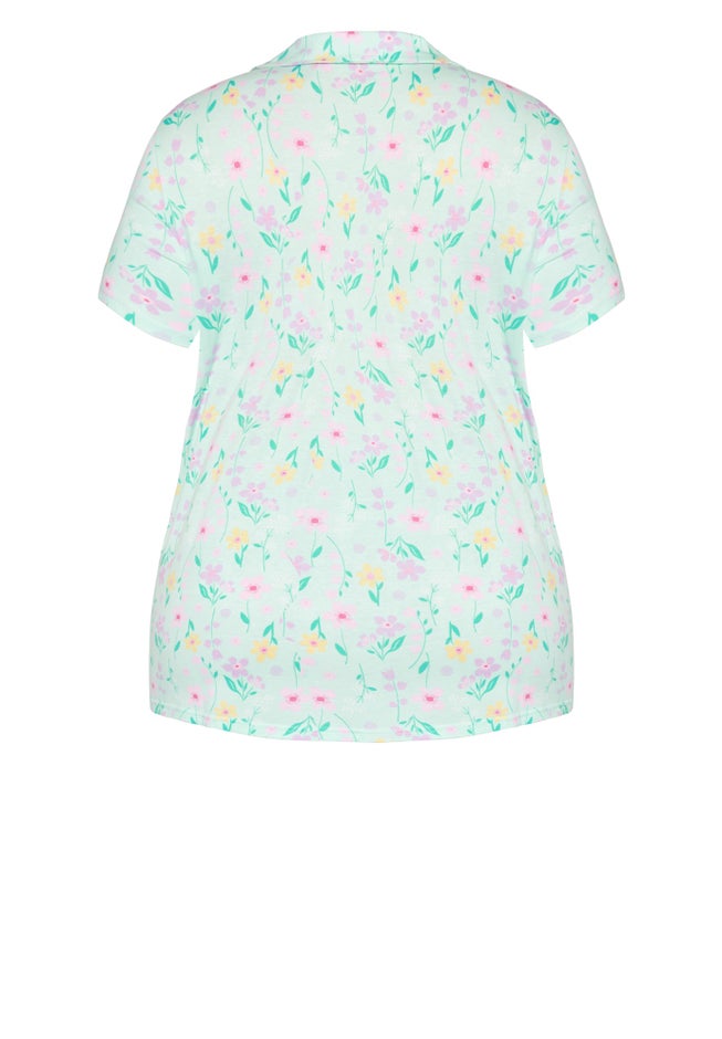 Button Up Sleep Top image number null