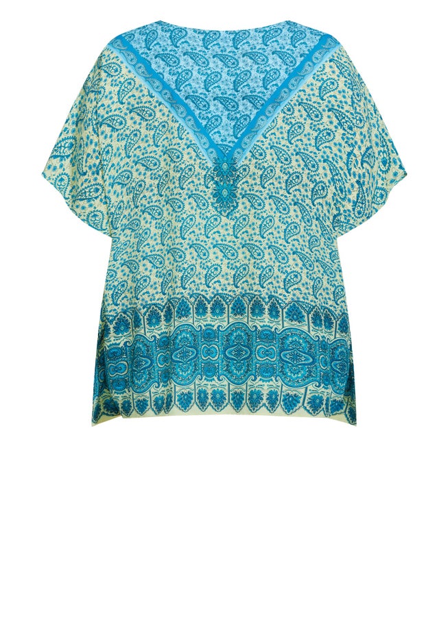 Tie Neck Poncho image number null