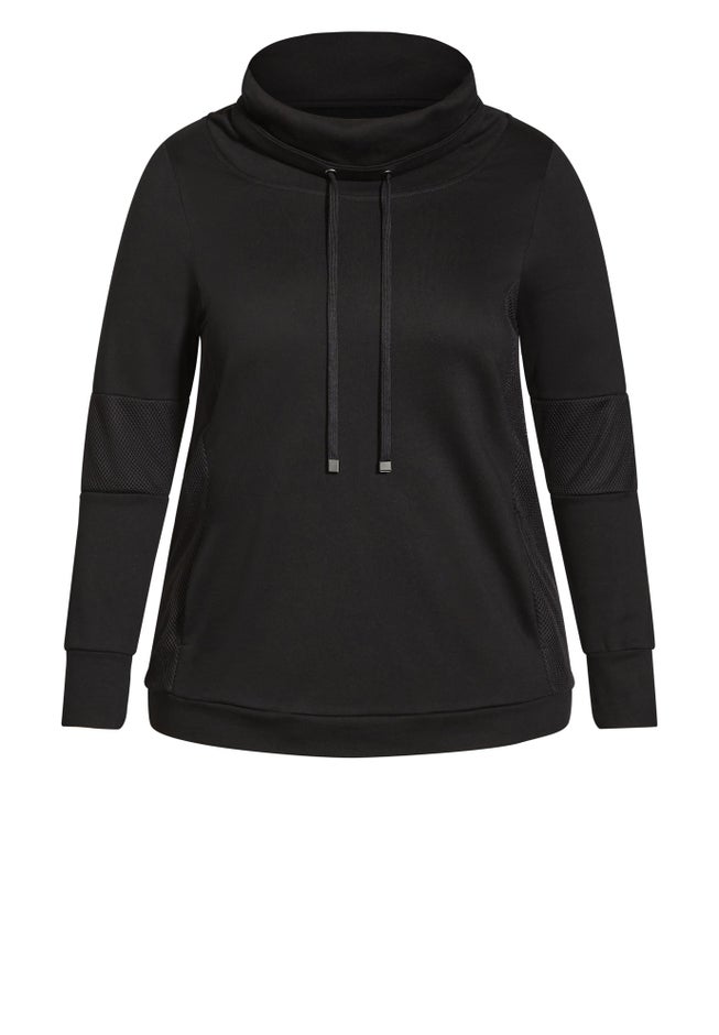 Laid On Mesh Sweatshirt image number null