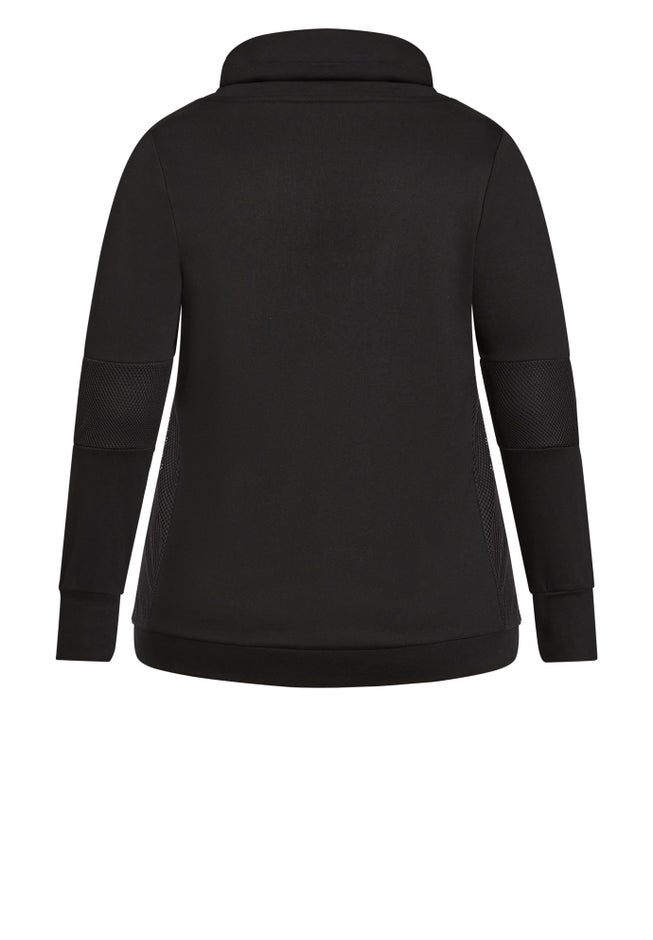 Laid On Mesh Sweatshirt image number null