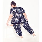 Mesh Contrast Print Tunic image number null