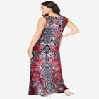 Plus Size Sleeveless Crew Neck Maxi Dress image number null