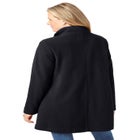Fleece Swing Funnel-Neck Coat image number 1