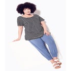 Mae Ruffle Stripe Top image number null