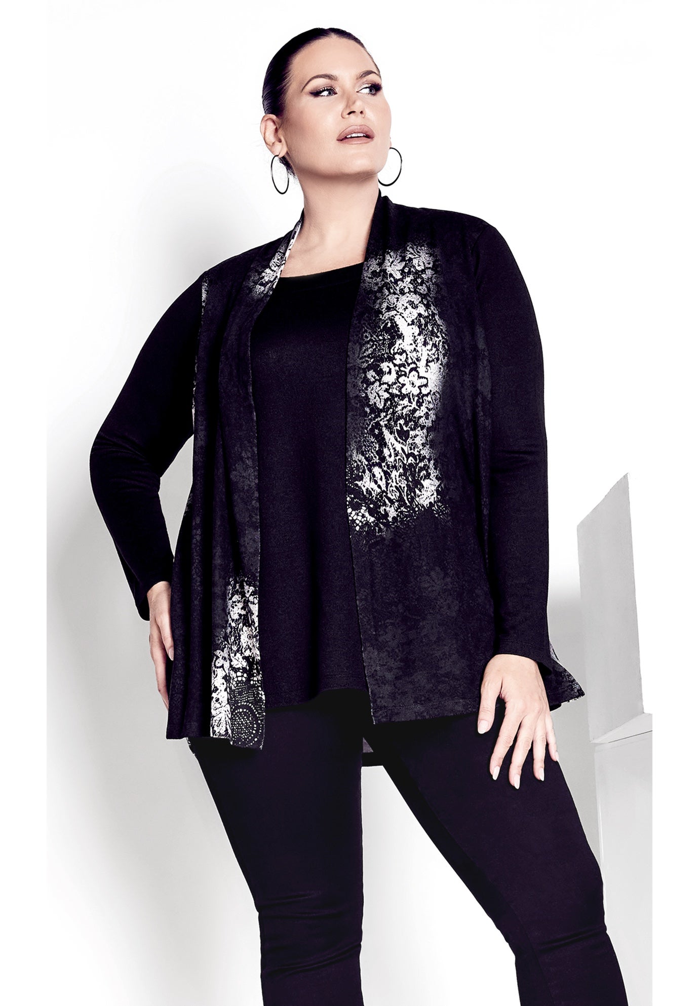 Hacci Print Duet Top image number 0