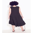 Evie Ruffle Plain Dress image number null