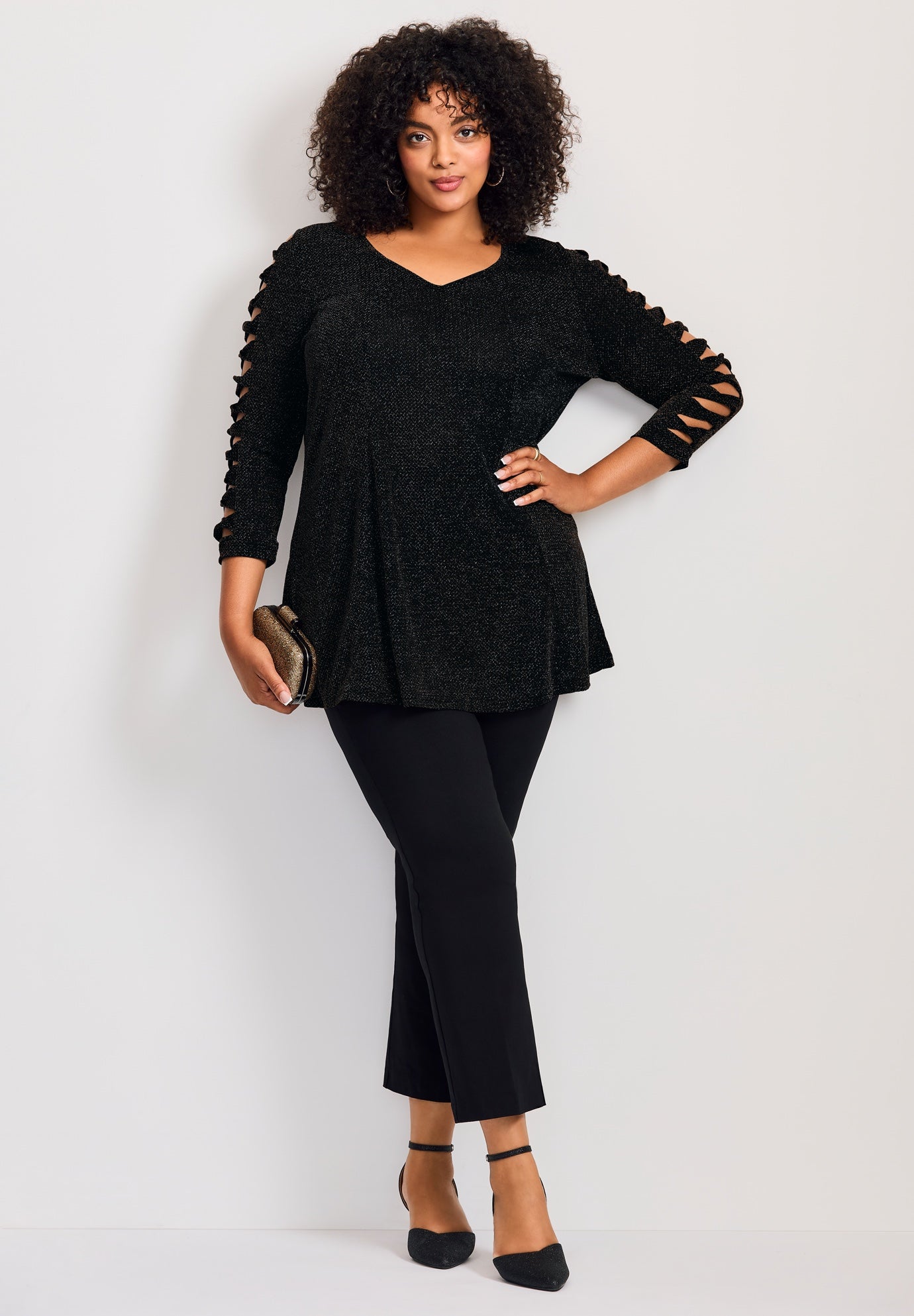 Glam Sleeve Detail Tunic image number 0