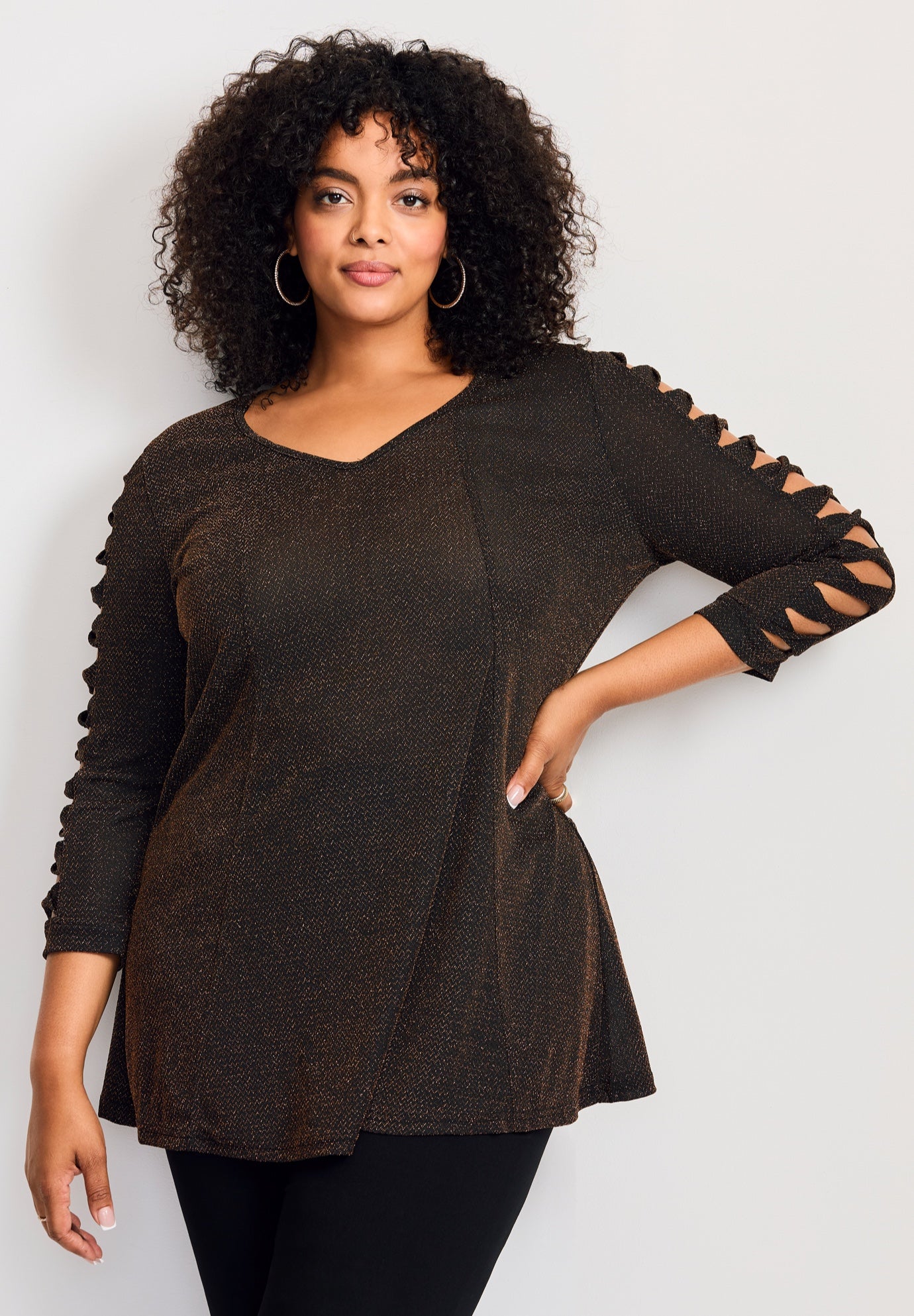 Glam Sleeve Detail Tunic image number 0