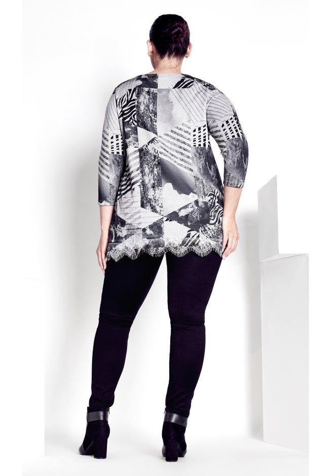 Lace Hem Top image number 1