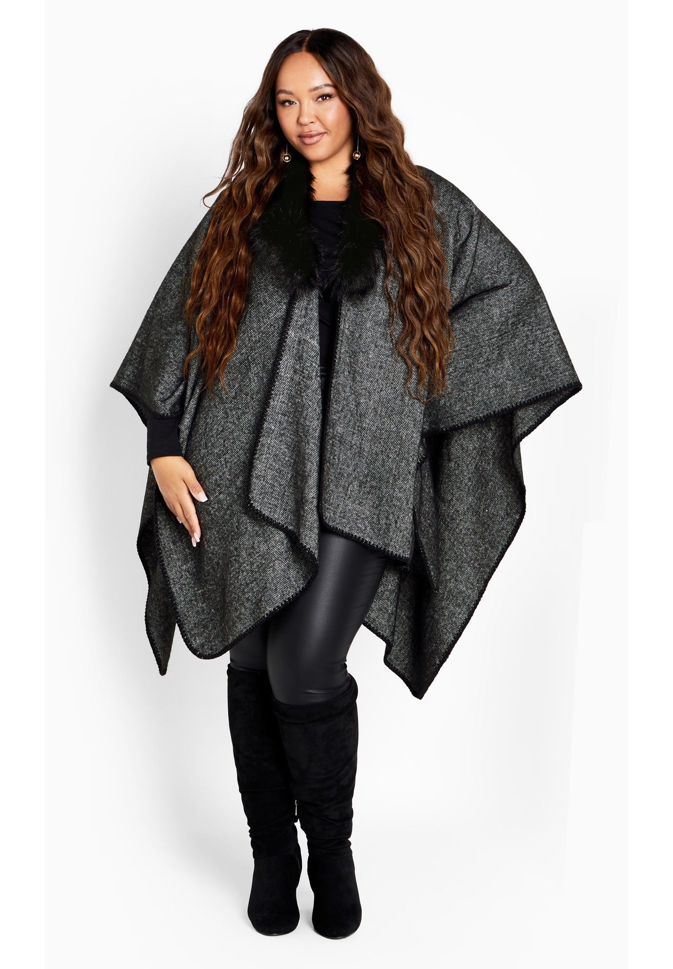 Mila Fur Cape image number 3