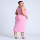  Twist Detail Midi Dress image number null