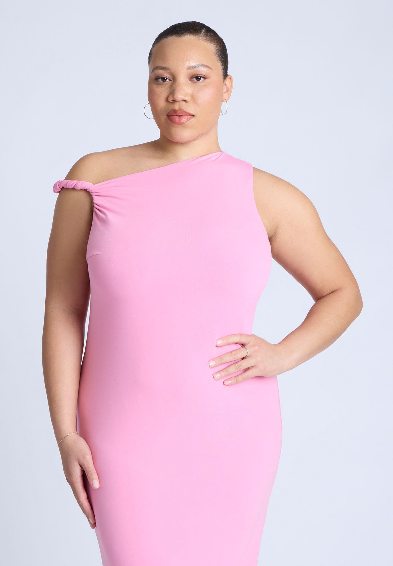  Twist Detail Midi Dress image number 3