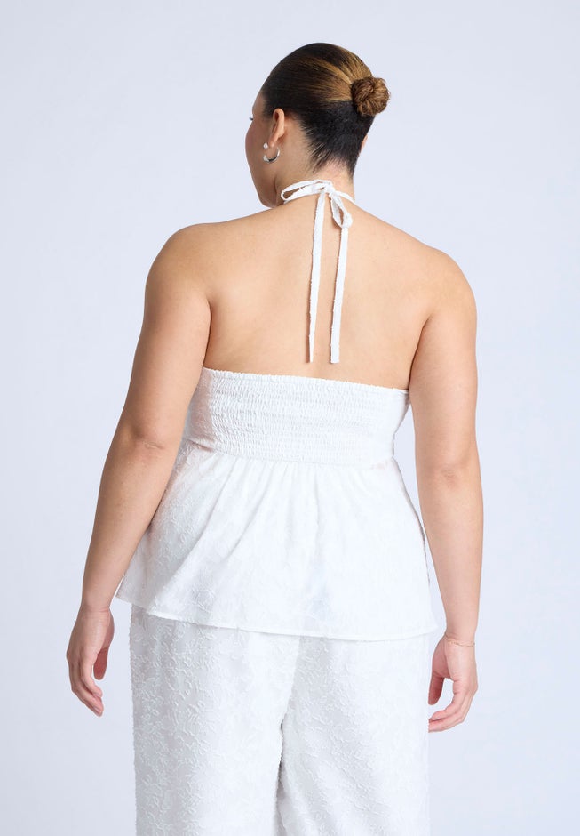 Neck-Tie Halter Top image number null