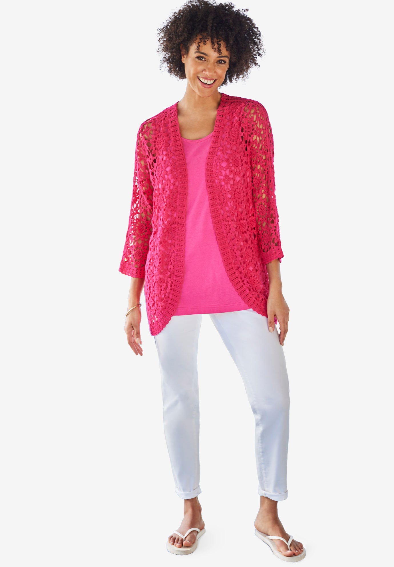 Stretch-Denim Slim-Leg Five-Pocket Jeans image number 6