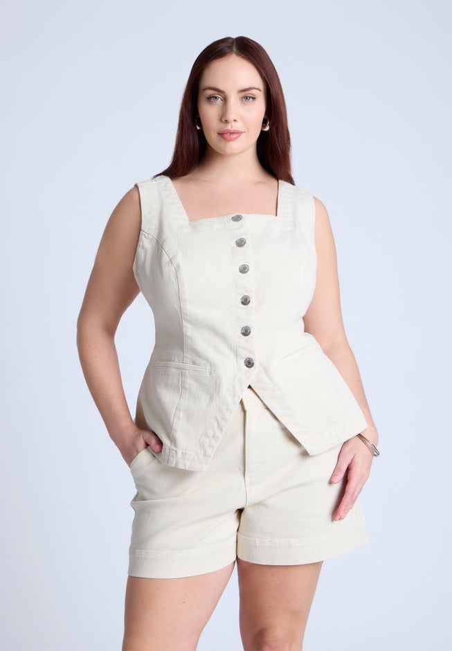 Denim Vest image number null