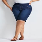 Butter Denim Pull On Short image number null