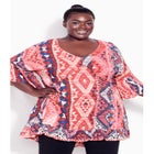 Harper Print Tunic image number null