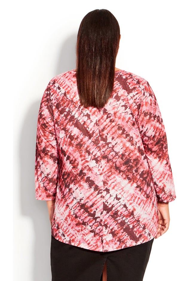 Tie Dye Print Top image number null
