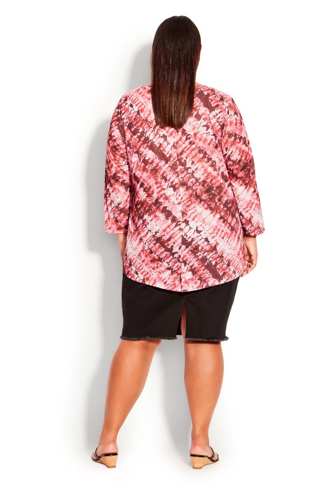 Tie Dye Print Top image number null