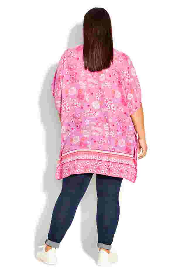 Tie Detail Poncho image number 4