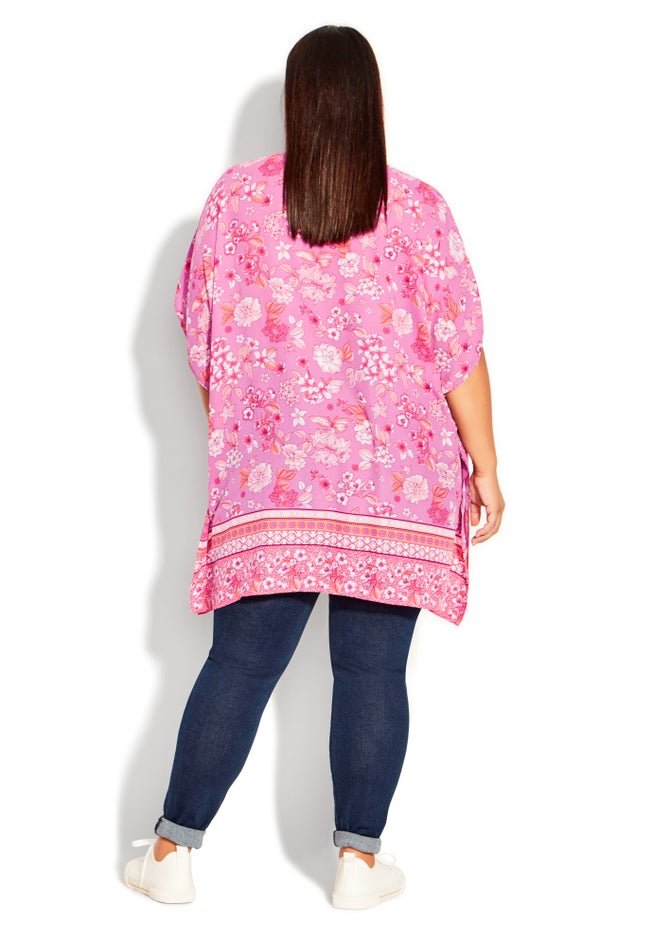 Tie Detail Poncho image number 4