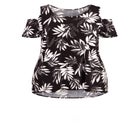 Claire Cold Shoulder Print Tunic image number null