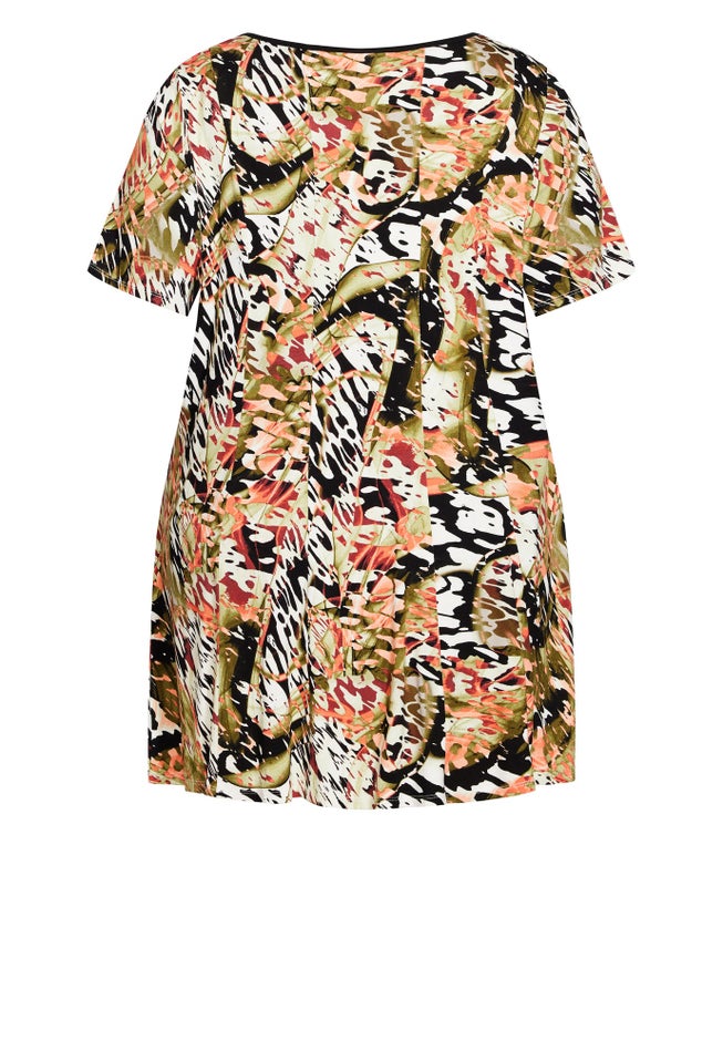 Swing Panel Print Tunic image number null