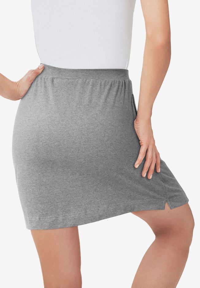 Stretch Cotton Skort image number 1
