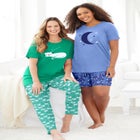 Graphic Tee PJ Set image number null