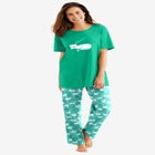 Graphic Tee Pure Cotton PJ Set image number null