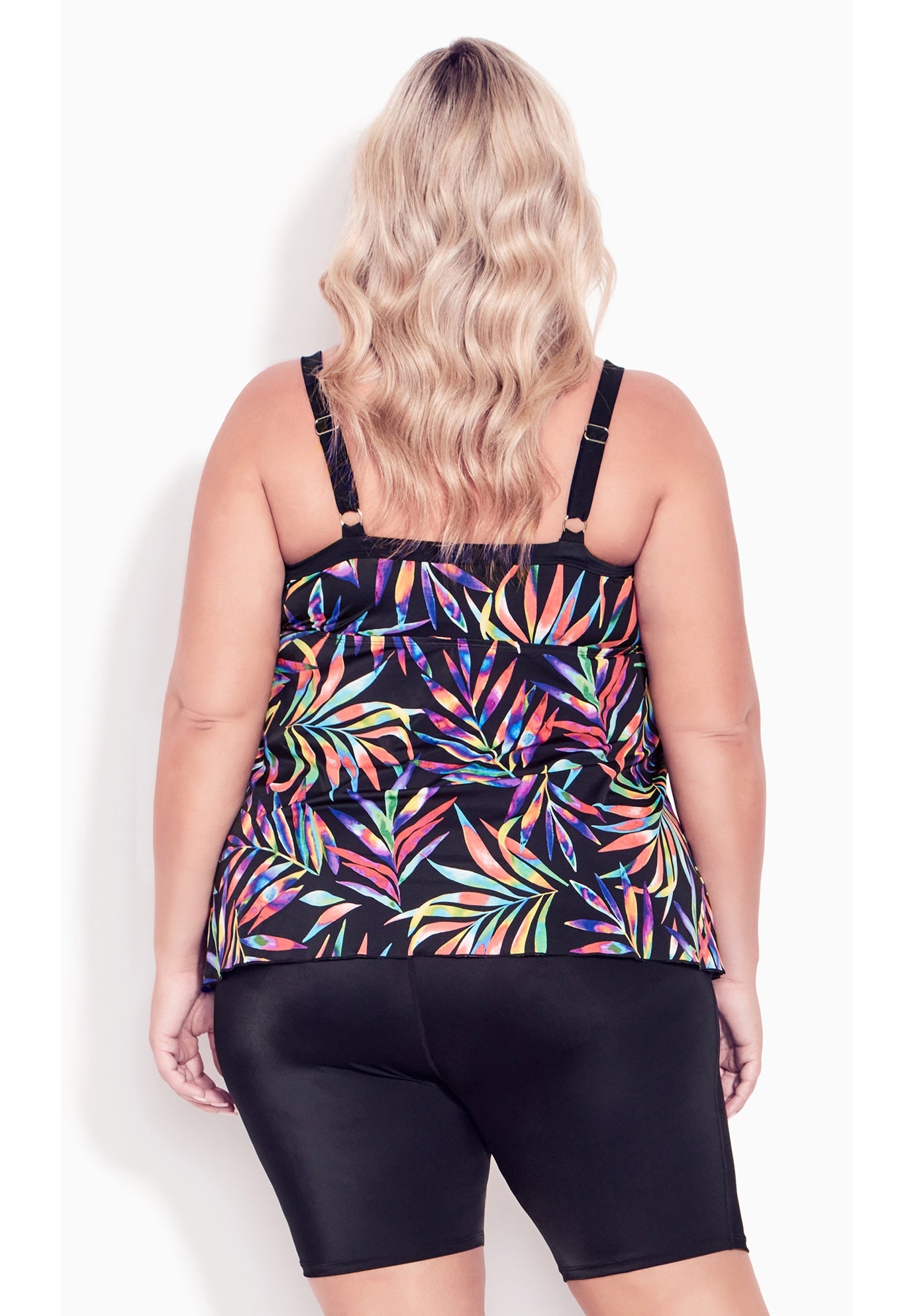 Fly Away Print Tankini Top image number 2