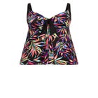 Fly Away Print Tankini Top image number null