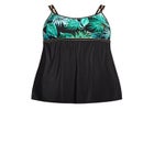 Empire Print Swim Dress image number null