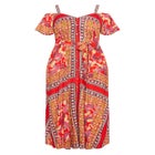 Zoey Cold Shoulder Maxi Dress image number null