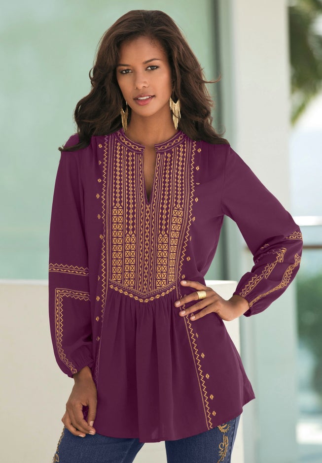 Embroidered Boho Tunic image number 3
