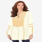 Embroidered Boho Tunic image number null