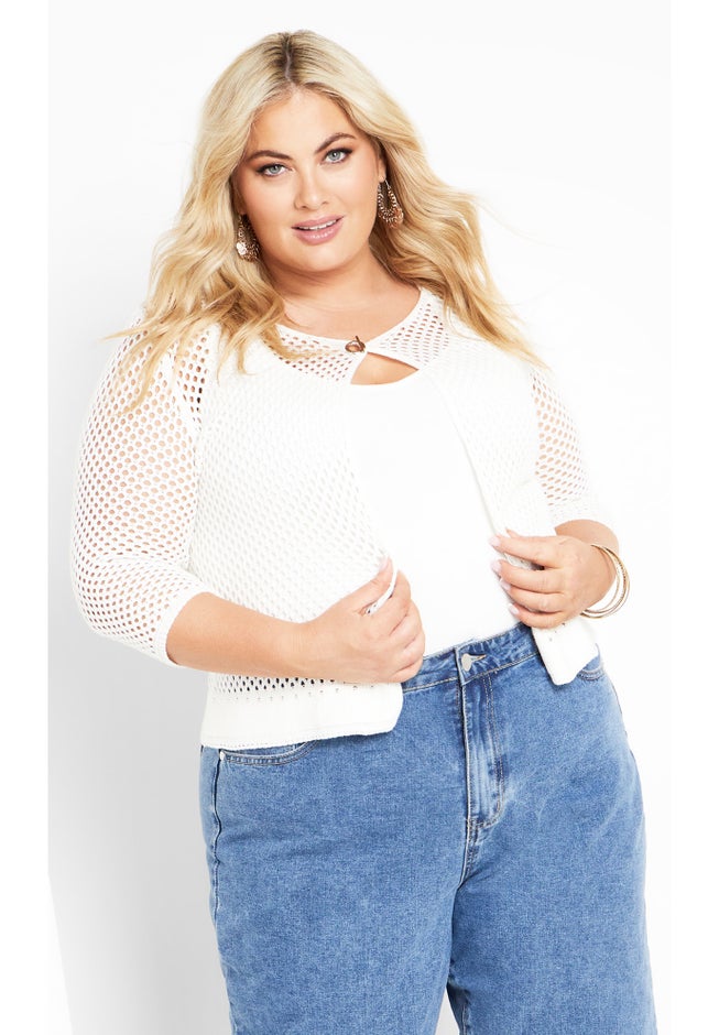 Escape Crochet Cardigan image number null