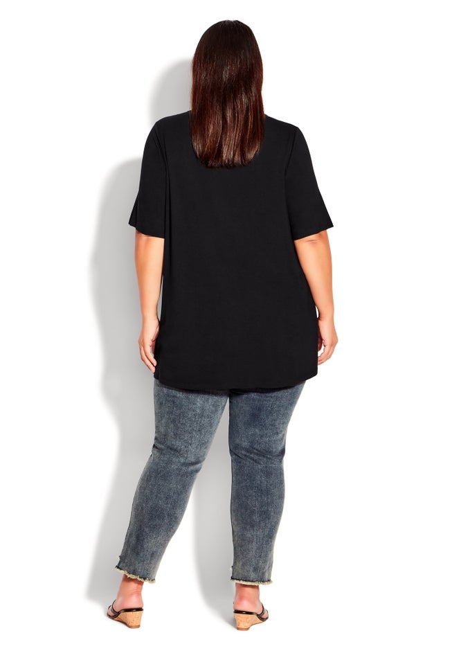 Knit Pleated Top image number null