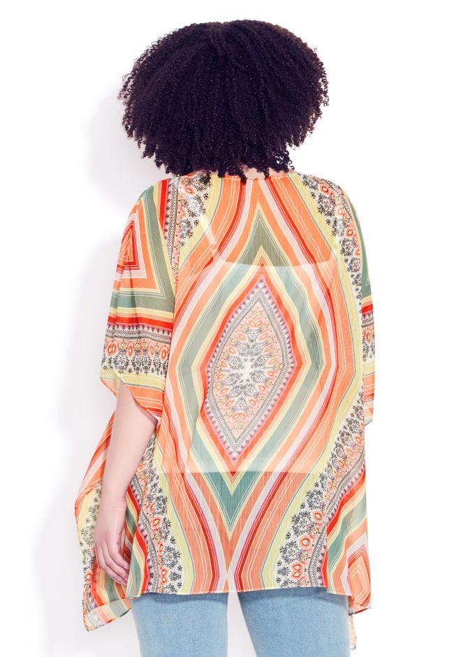 Watercolor Poncho image number null