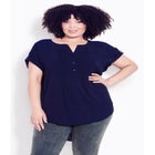 Button Pleat Top image number null