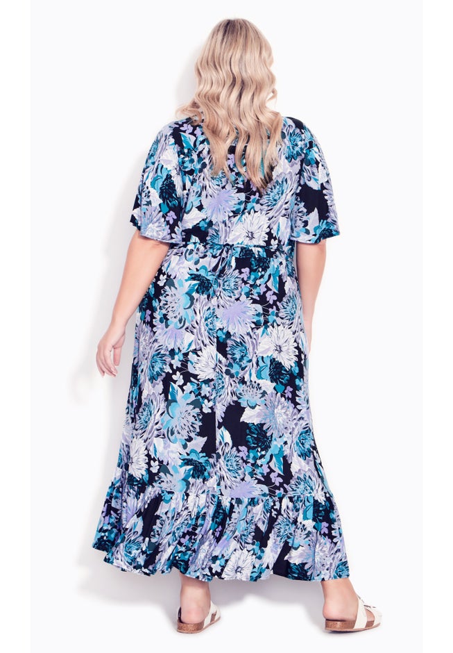 Sasha Flutter Sleeve Maxi Dress image number null