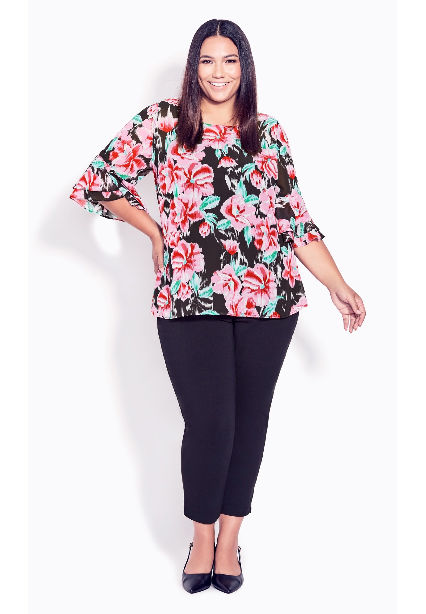 Alex Double Flutter Top image number 3