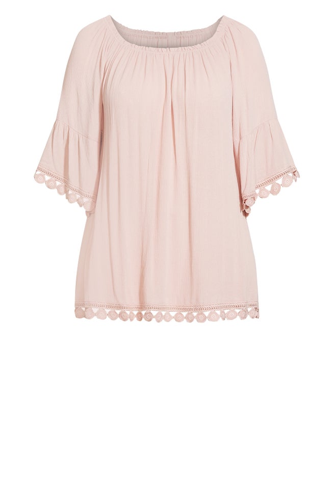 Ember Lace Trim Top image number 2