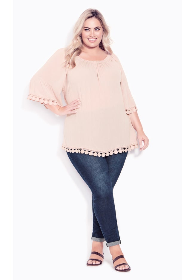 Ember Lace Trim Top image number 3