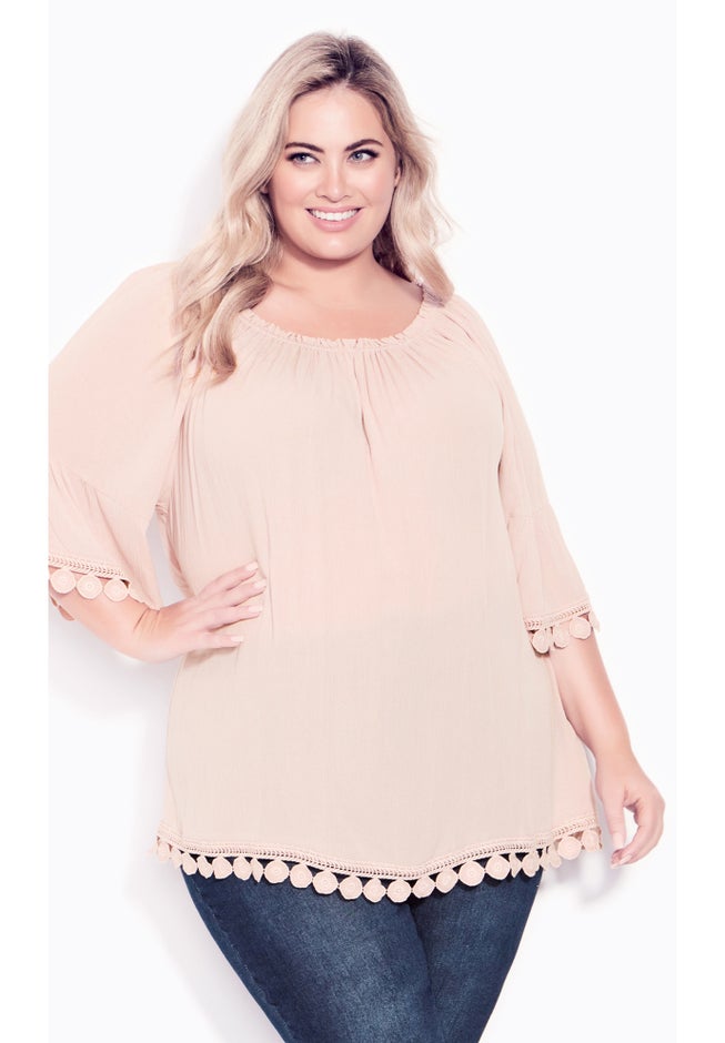 Ember Lace Trim Top image number 0