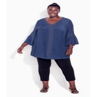 Pleat Lace Tunic image number null