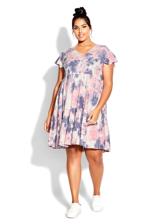 Tier Midi Dress image number null