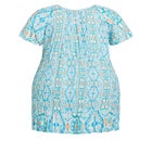 Avalon Crush Tassel Tie Ruffle Tunic image number null